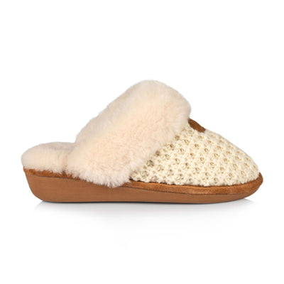 Pantoufle Cass (Beige)