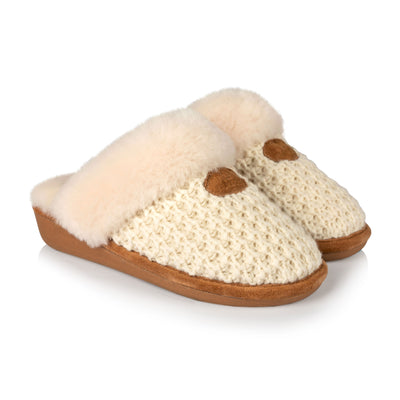 Pantoufle Cass (Beige)