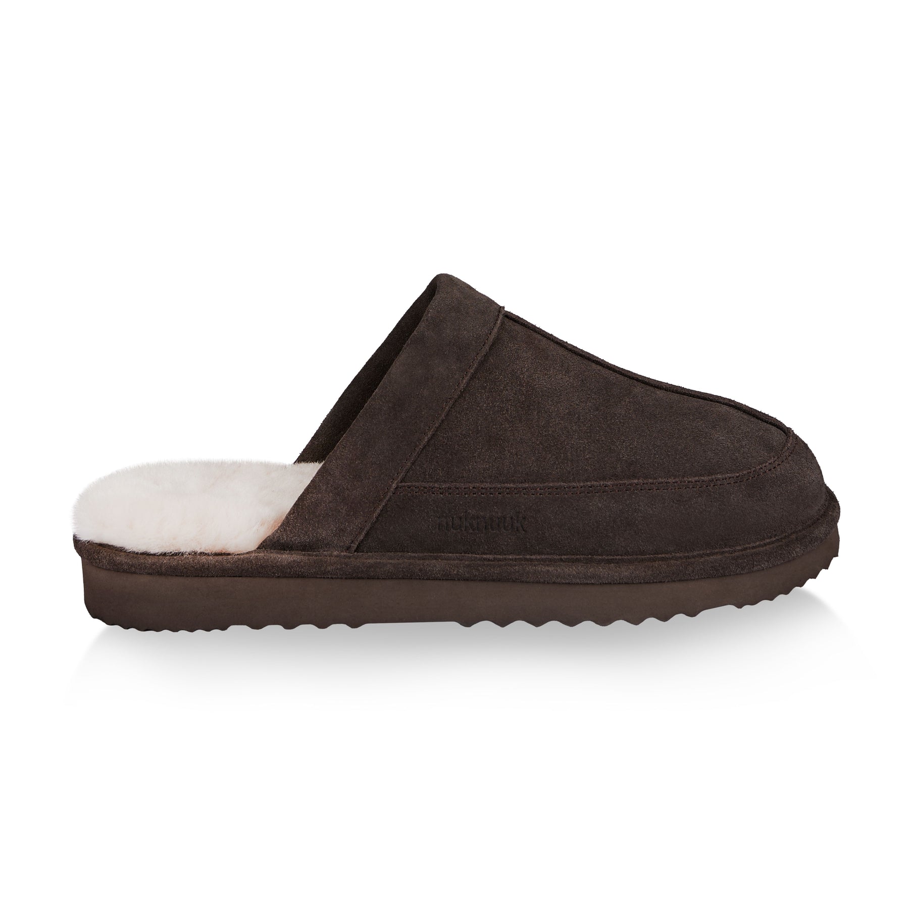 Men's Dark Brown Shearling Slippers & Clogs Nuknuuk