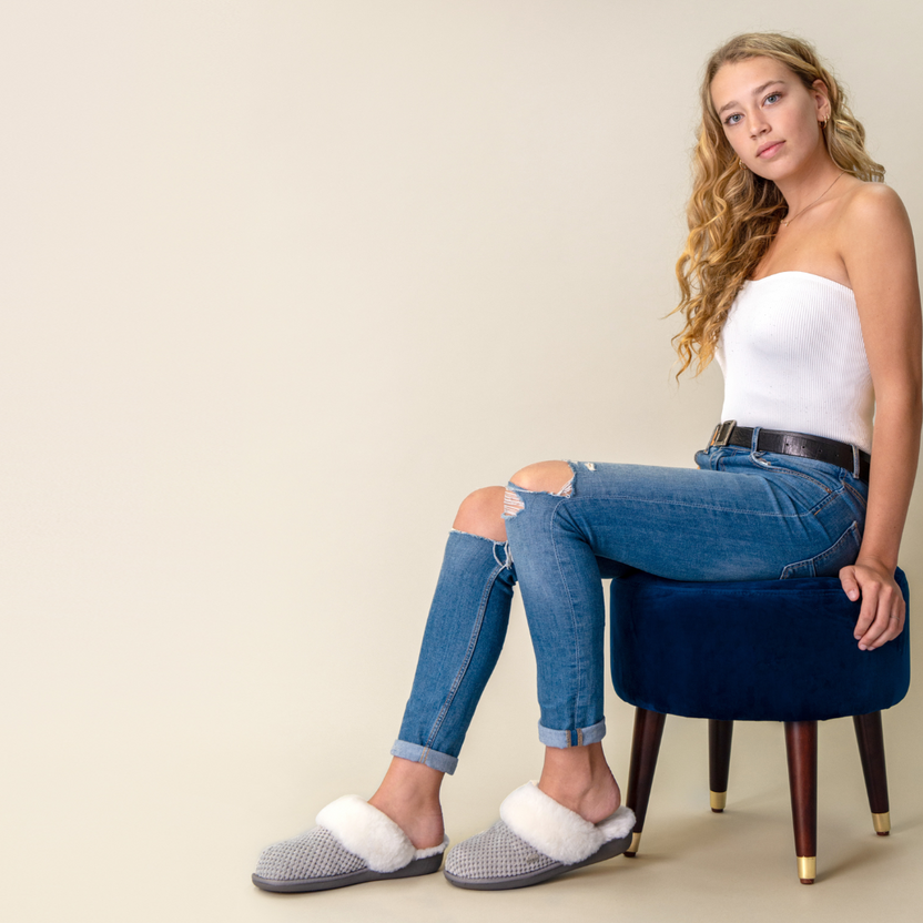 Sheepskin Slippers, Flip flops, Scarves & Hats | Nuknuuk