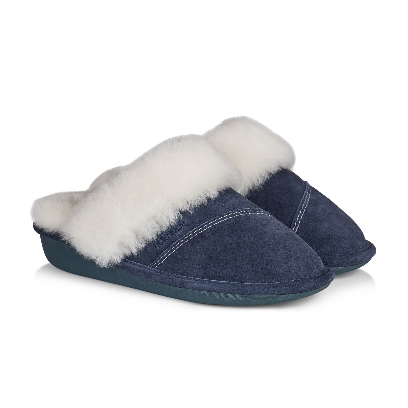 Joy Slip-on Navy Blue Slippers for Women Nuknuuk