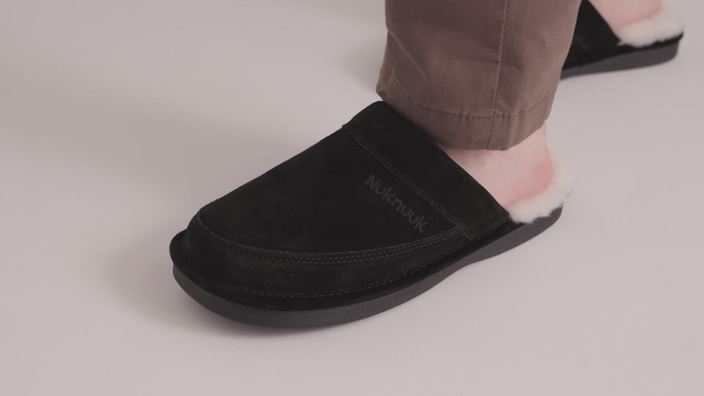 Spencer men's slipper (Black)