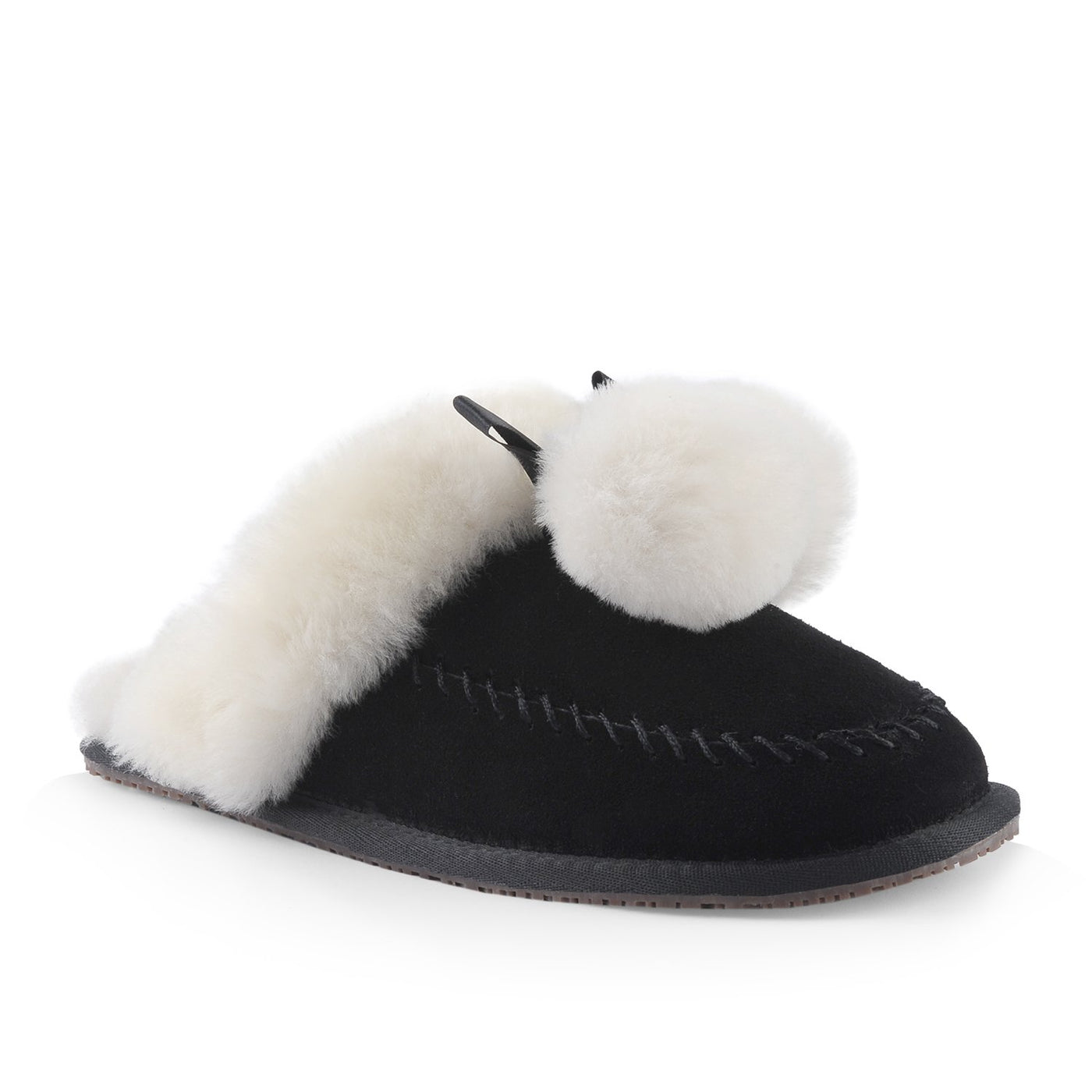 Ella Women's Slipper (Black) - Nuknuuk