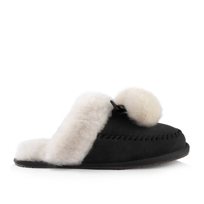 Ella Women's Slipper (Black) - Nuknuuk