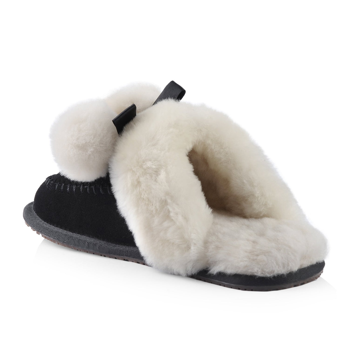 Ella Women's Slipper (Black) - Nuknuuk