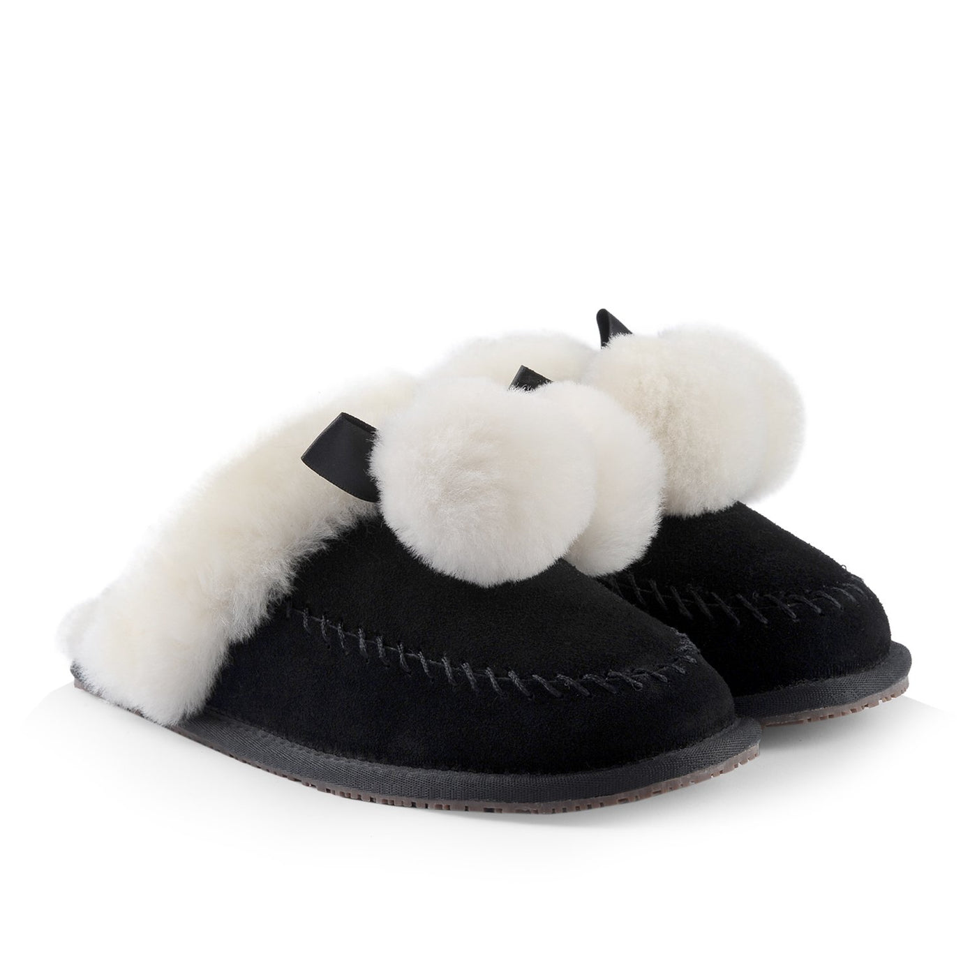 Ella Women's Slipper (Black) - Nuknuuk