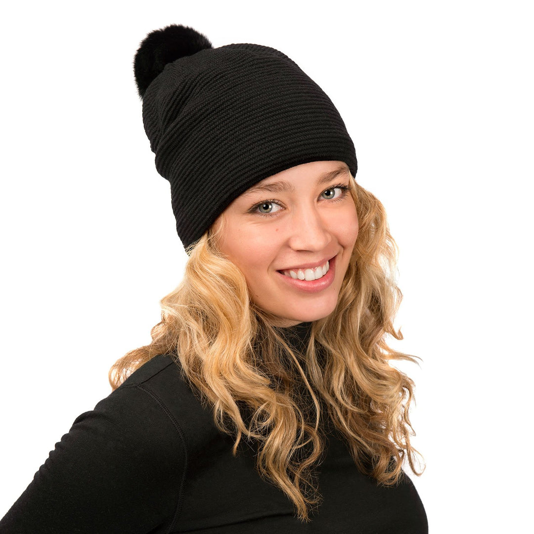 Loren Beanie (Black/Black) - Nuknuuk