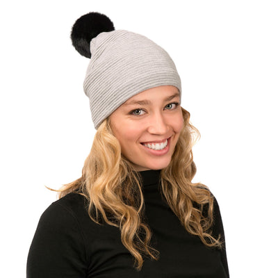 Loren Beanie (Grey/Black) - Nuknuuk