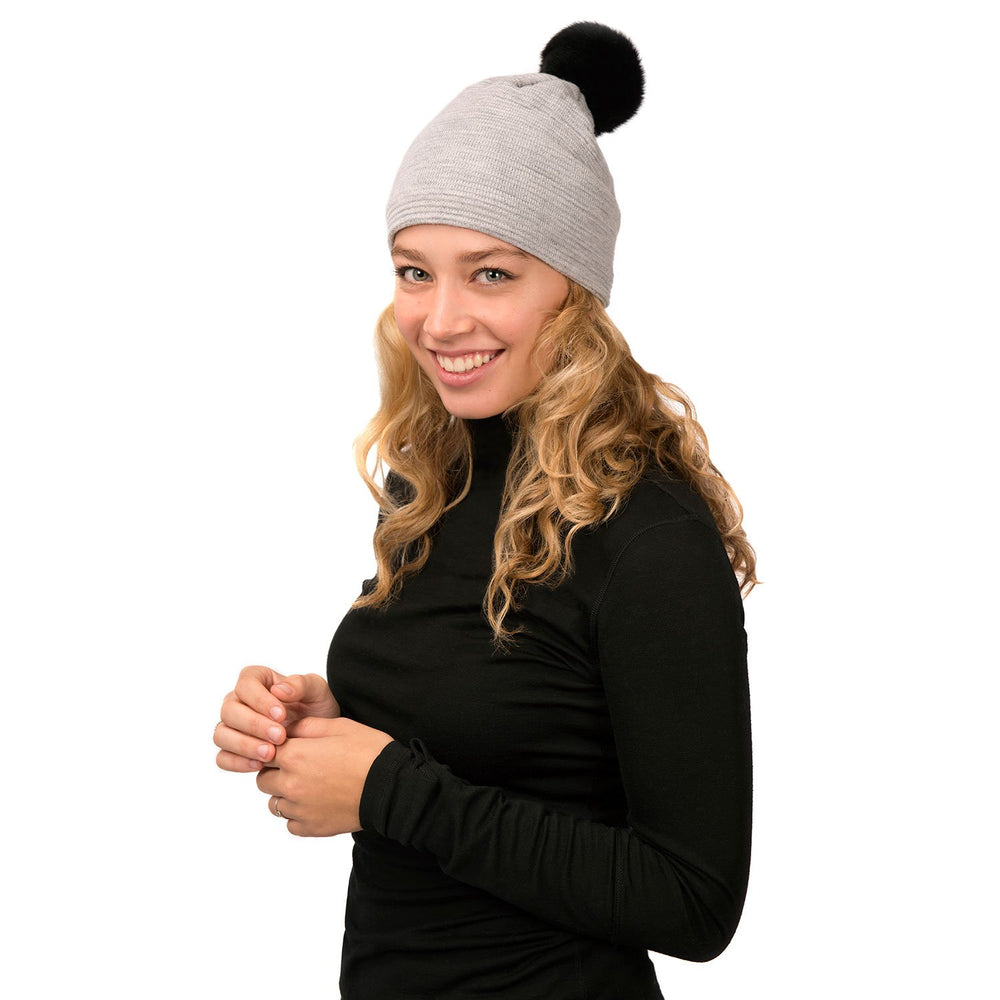 Loren Beanie (Grey/Black) - Nuknuuk