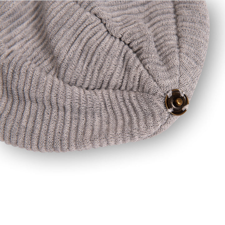 Loren Beanie (Grey/White) - Nuknuuk
