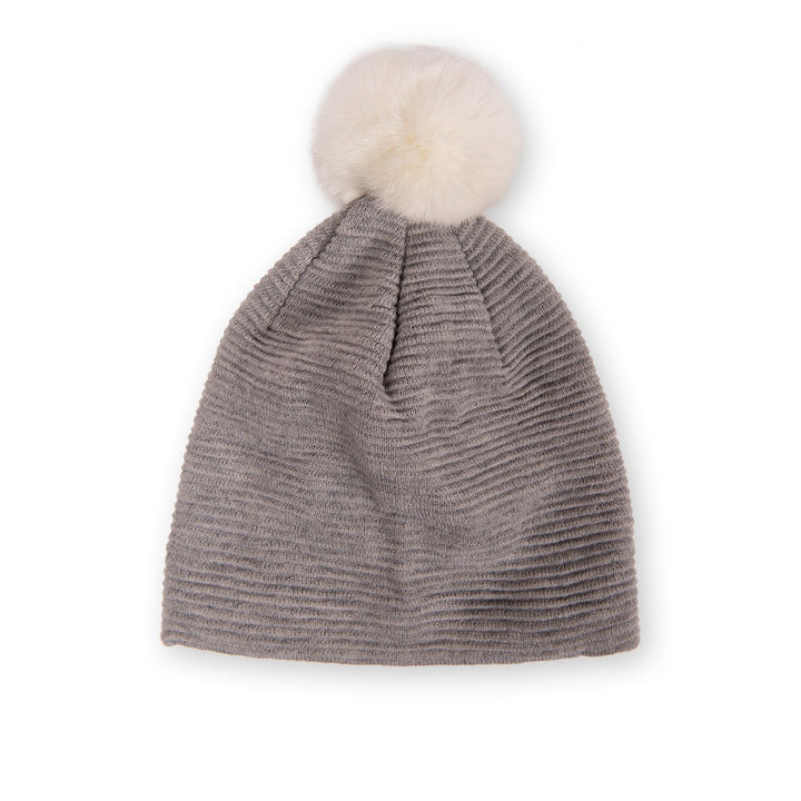 Loren Beanie (Grey/White) - Nuknuuk