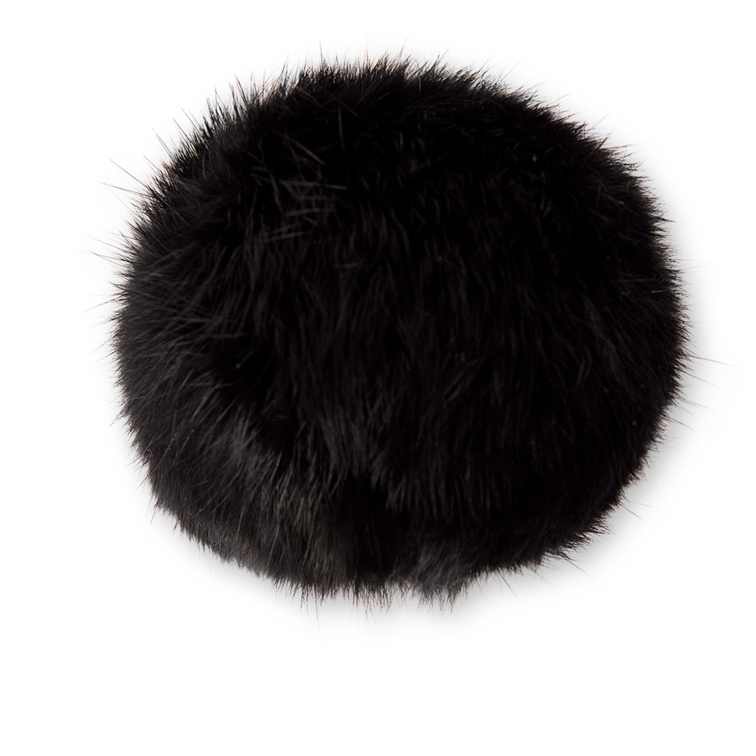Bonnet Pompon Vrais Fourrure Coloré (x6) - Grossiste France - Grossiste