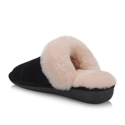 Joy Women's Slipper (Black) - Nuknuuk